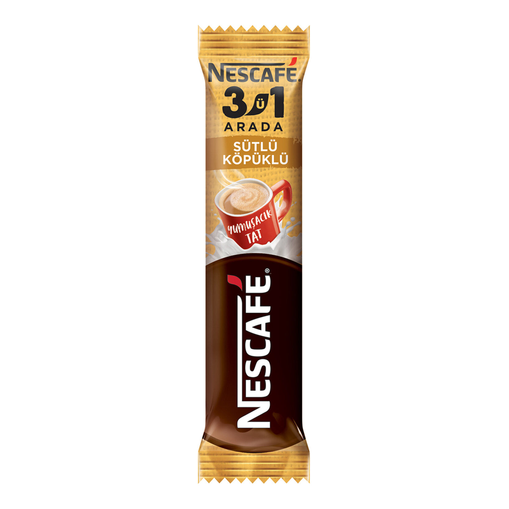 Nescafe 3'ü 1 Arada Sütlü Köpüklü 17.4 G