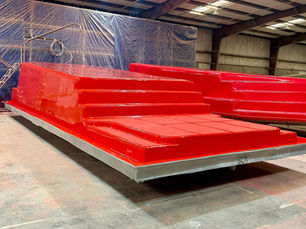 modern prefabrik fiberglass yüzme havuzu fabrika üretim süreci