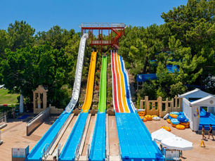 aquapark slide system