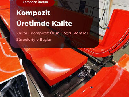 Kompozit parça üretiminde kalite kontrol ve test süreçlerini uygulayan mühendislerin bulunduğu endüstriyel üretim tesisi.