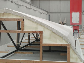 industrial fiberglass composite mold production process factory workshop