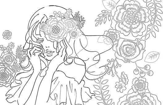 イラストの塗り絵 無料ダウンロード おとなの塗り絵倶楽部