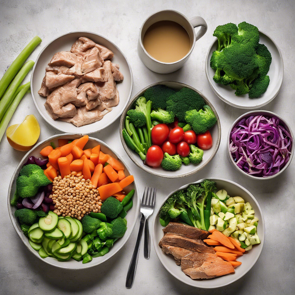 A healthy meal featuring some protein and some veggies.jpg