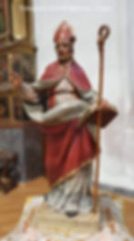 Imagen de san Babil de la iglesia de Ablitas