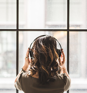 Woman with Headphones