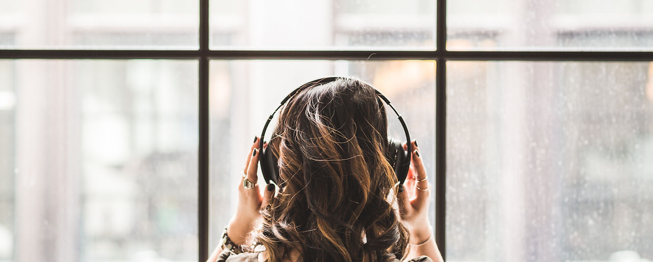 Woman with Headphones