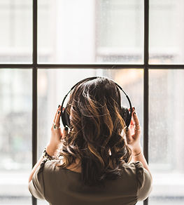 Woman with Headphones