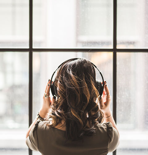 Woman with Headphones