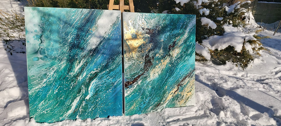 Thumbnail: On the Blue Waves | 100x70