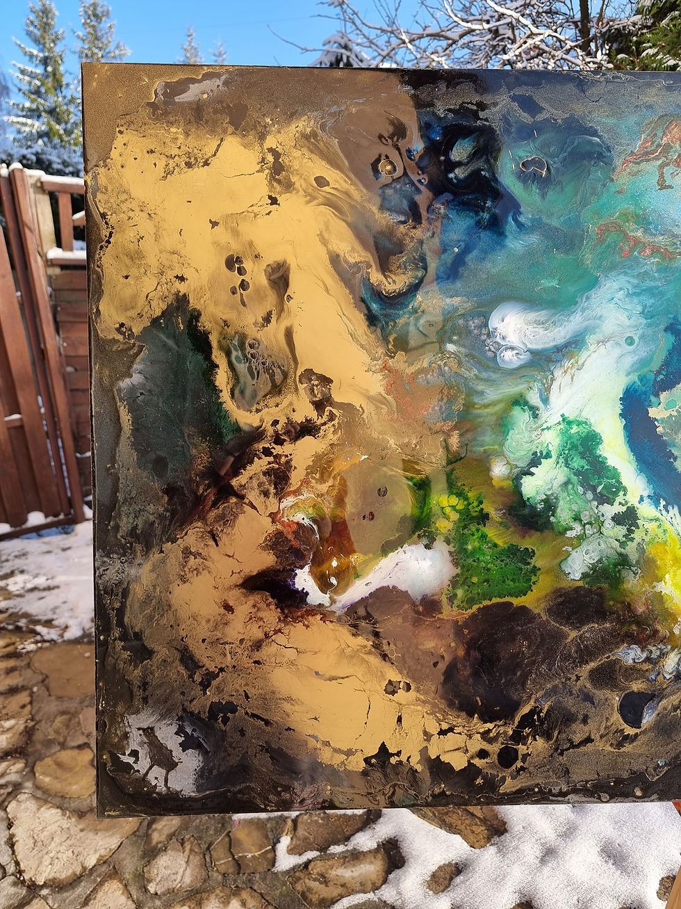 Thumbnail: A golden chert with candy colors | 180x90