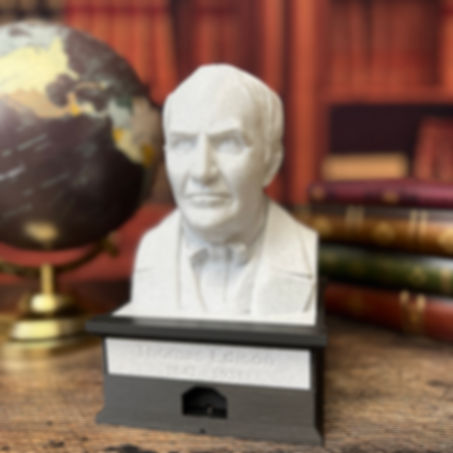 Thomas Edison Talking Bust