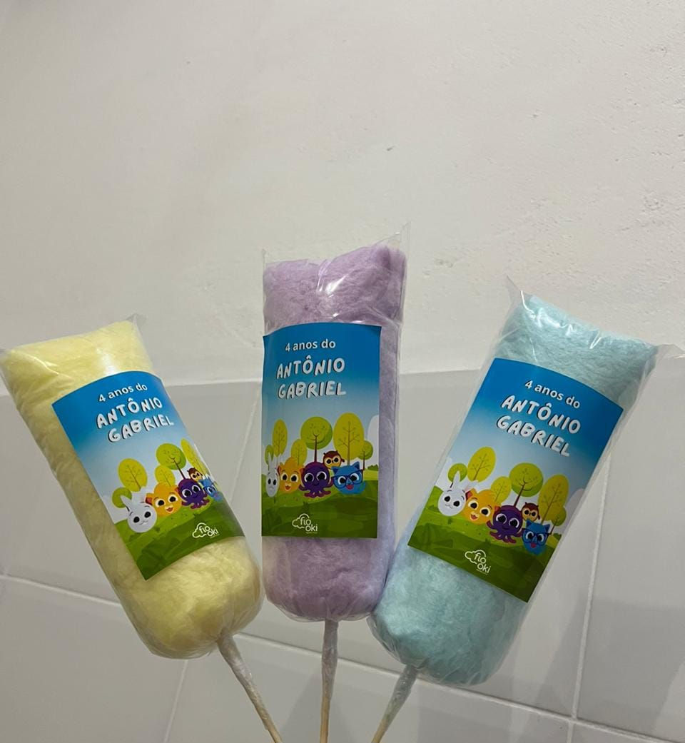 Miniatura: Algodão doce em palito