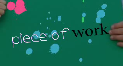 PIECE OF WORK