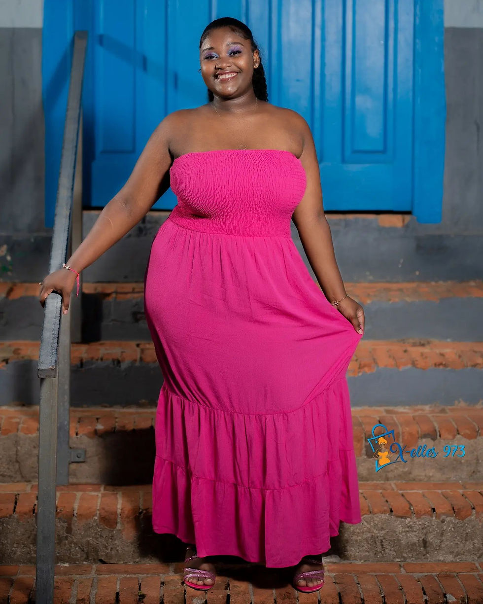 Robe bustier pour grande taille