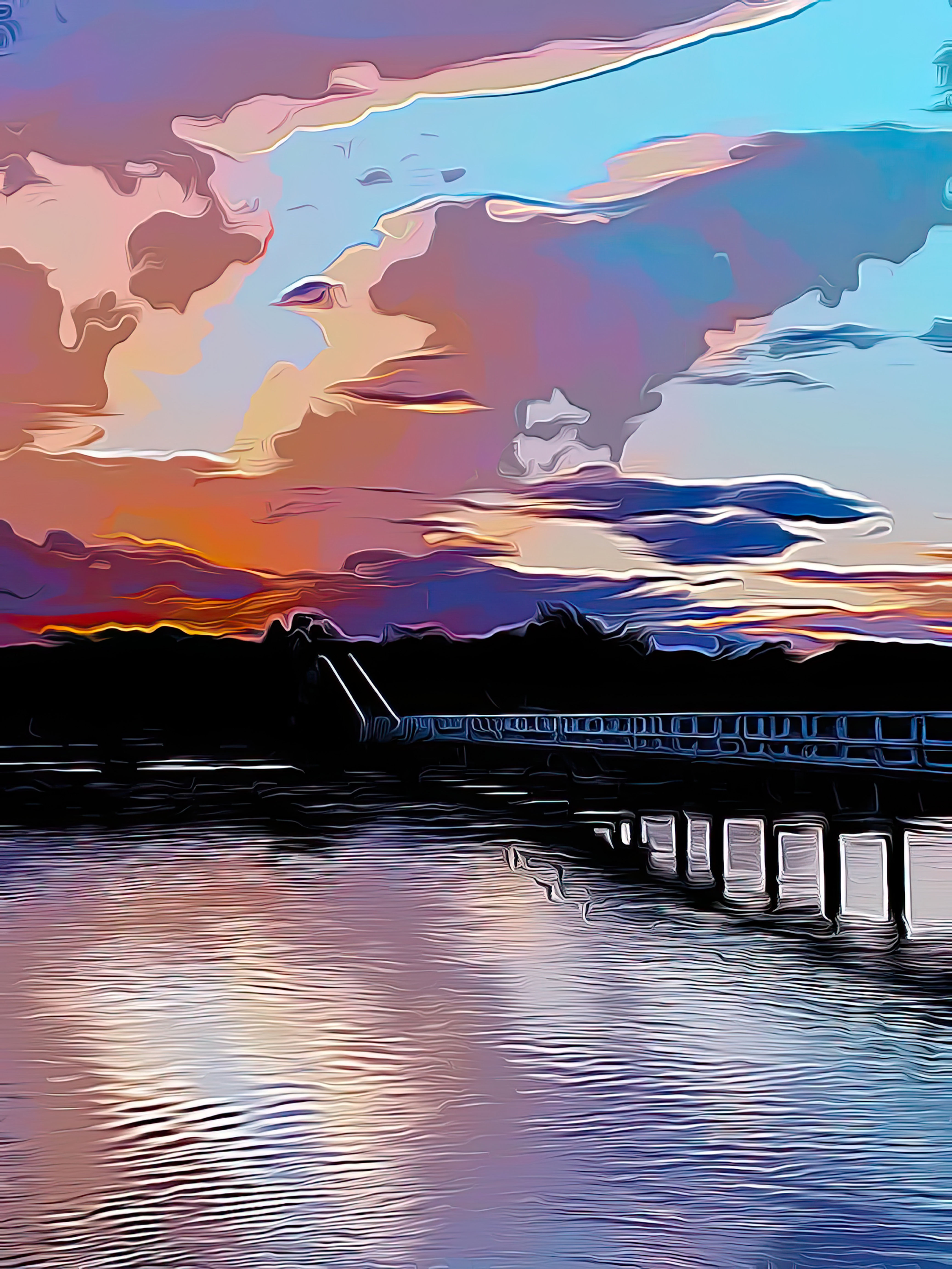 Back Creek Sunset (Signature)