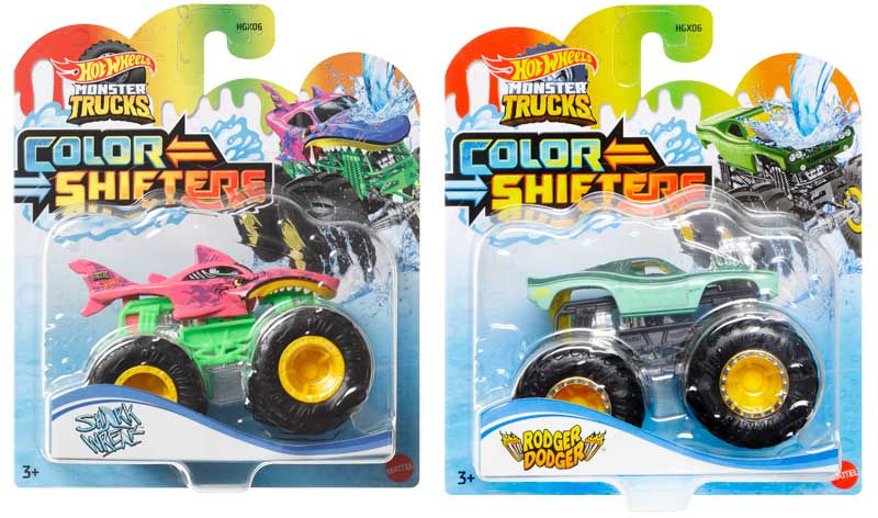 Thumbnail: Hot Wheels monster trucks colour shifter 1:64 assorted