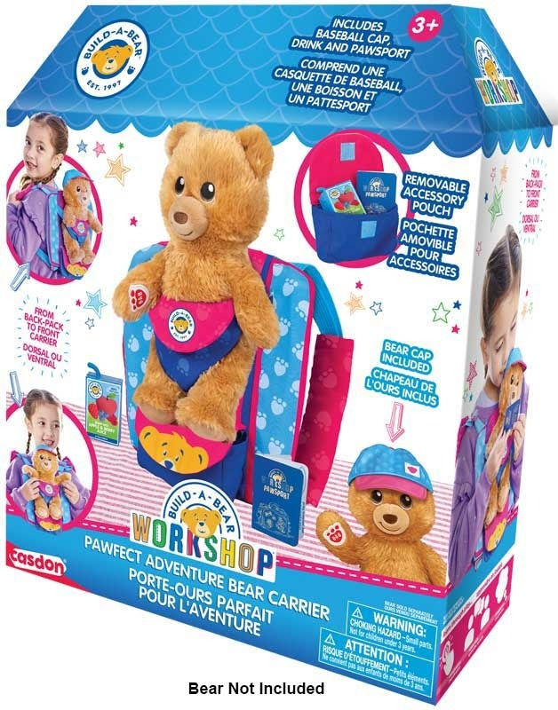 CASDON BUILD-A-BEAR WORKSHOP PAWFECT ADVENTURE CARRIER