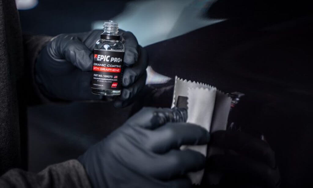 Ceramic coating application