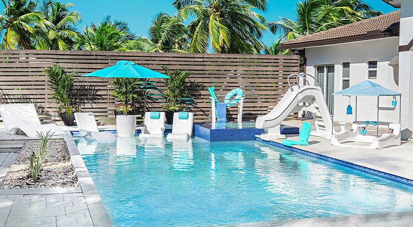 Step2 lifestyle image showing pool