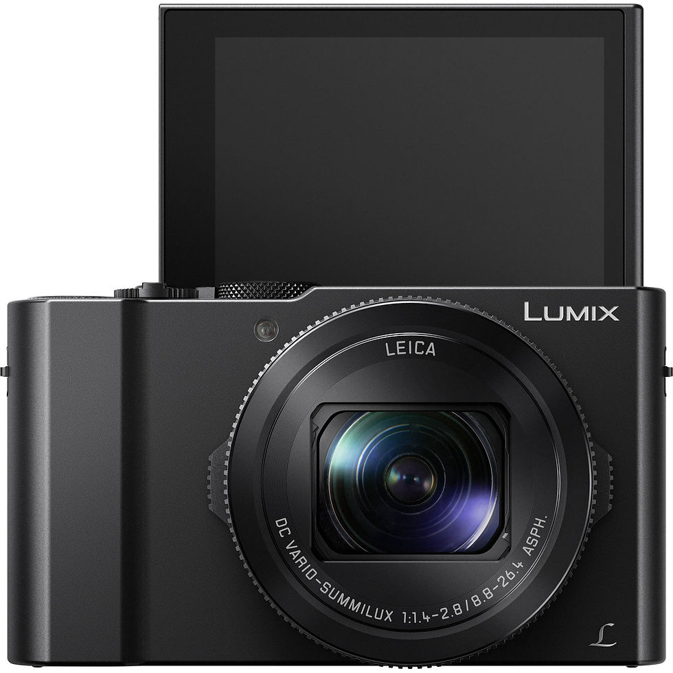 Panasonic Lumix DMC LX10 con accesorios (estuche y tarjeta de memoria)