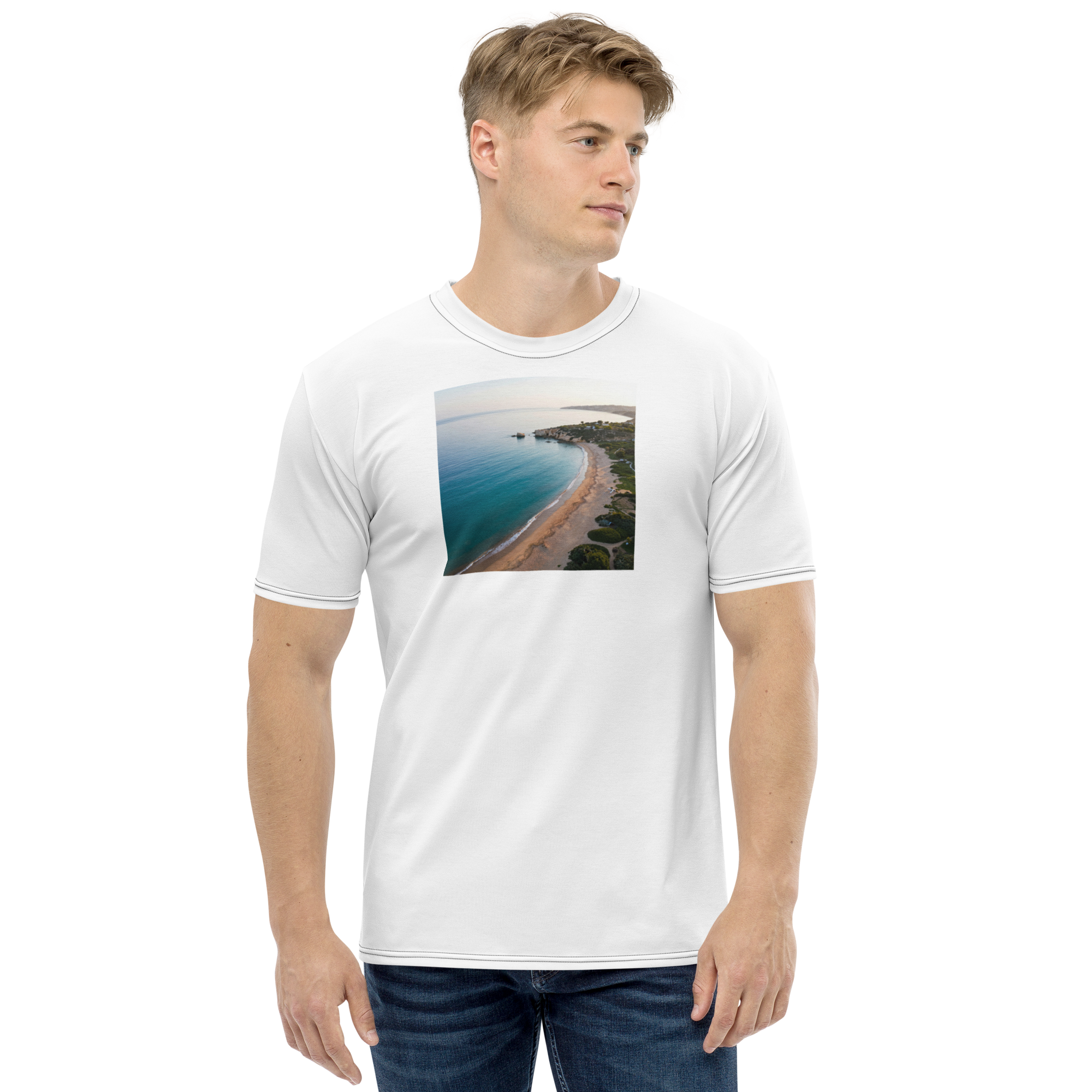 All-Over Print Men's Crew Neck T-Shirt