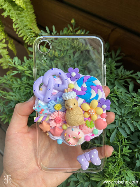 DIY KIT - Princess hare decoden phone case kit DIY KIT - Princess hare decoden phone case kit