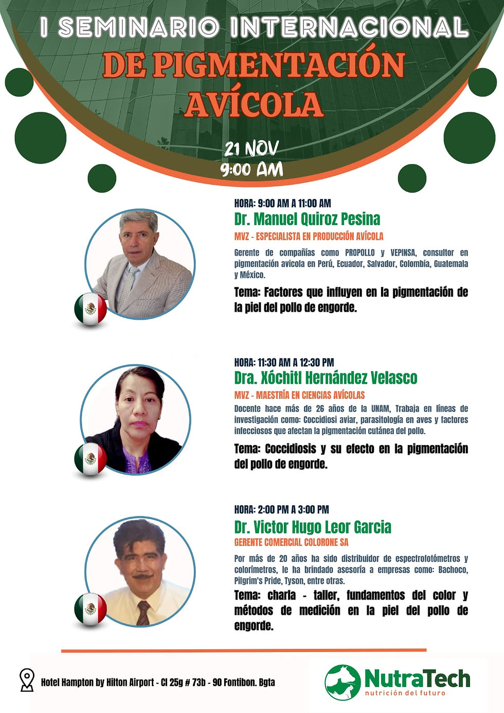 1er Seminario Internacional de Pigmentación Avícola