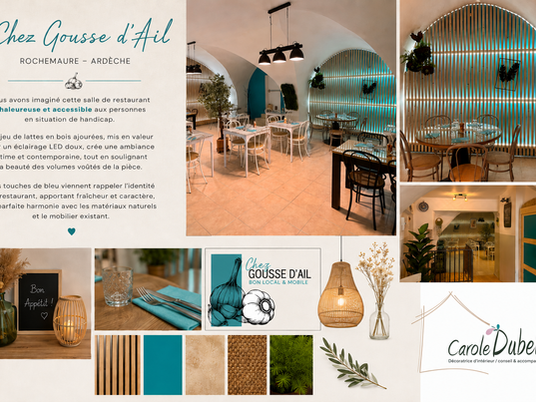 Travaux d'aménagement et mise en accessibilité du restaurant " Chez Gousse d'Ail " à Rochemaure