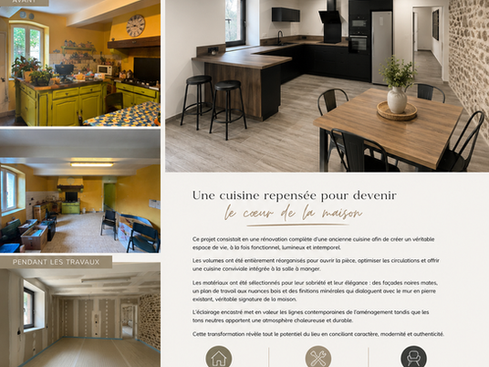 Transformation complète pièce de vie