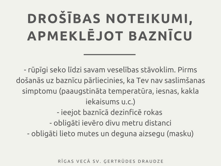 Dievkalpojumu norise 8.novembrī