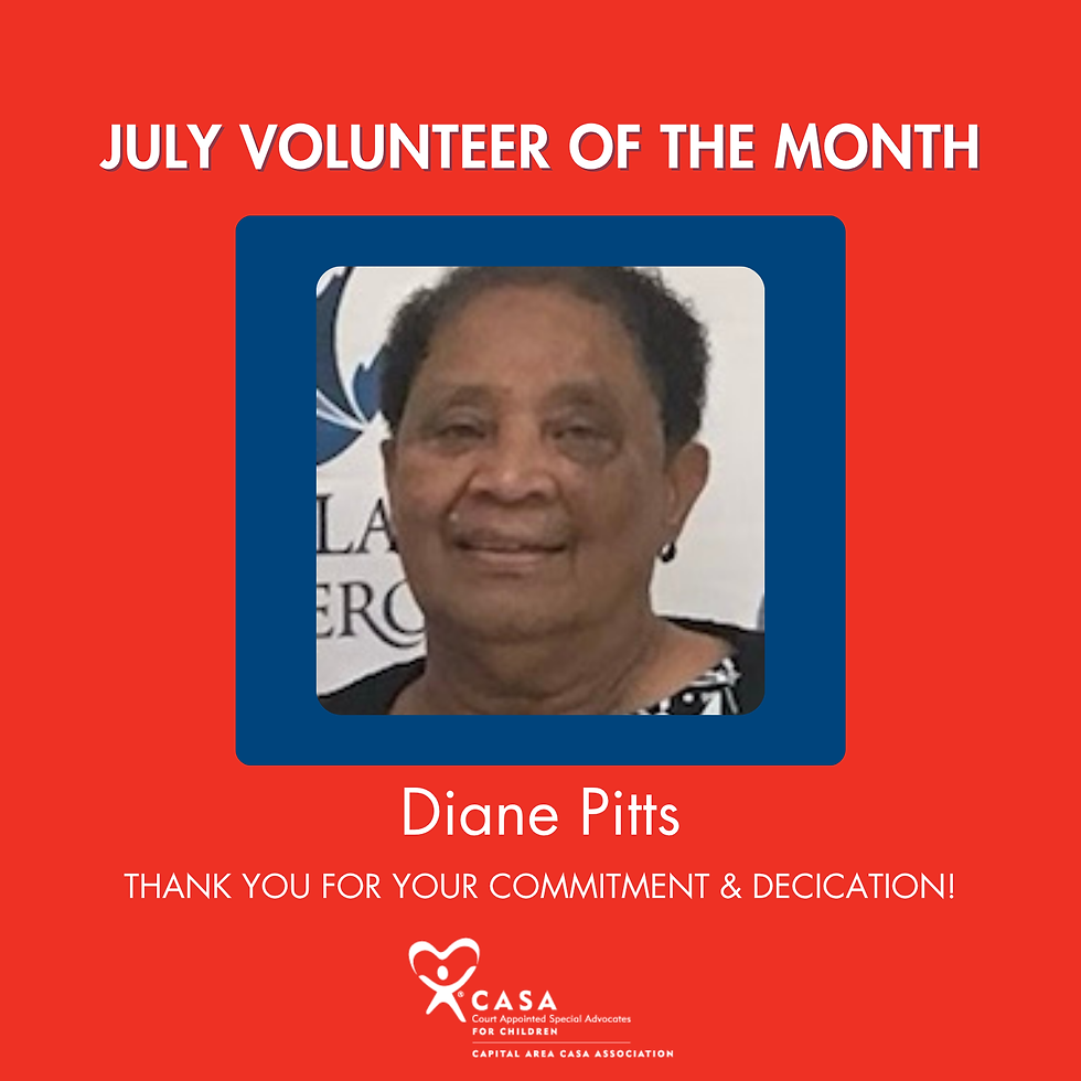Volunteer of the Month July 2026
