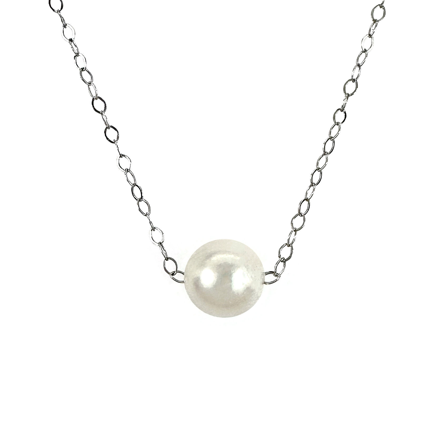 14KW 6mm Cultured Pearl Add-A-Pearl Starter Necklace