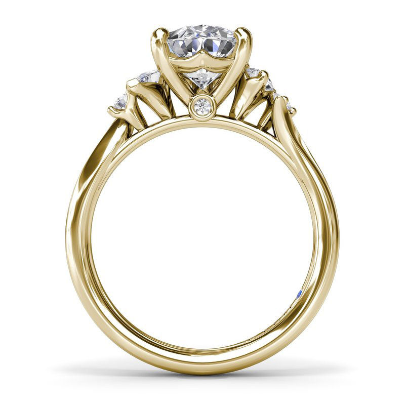 Thumbnail: Fana Jewelry, 14KY Pear Shape Stone Engagement Ring
