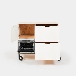 TinyKüche | Nomad - white melamine plywood