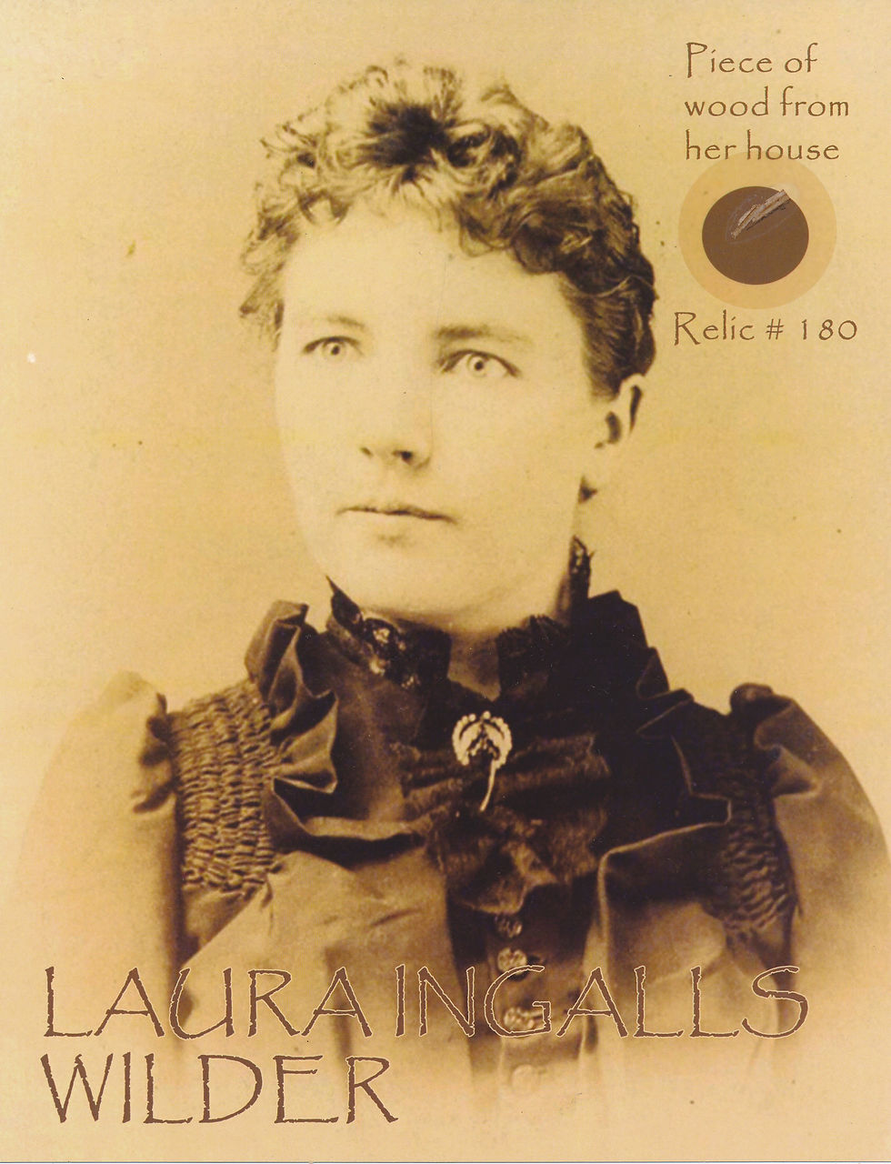 Todd Mueller Relic Card 180 - Laura Ingalls Wilder