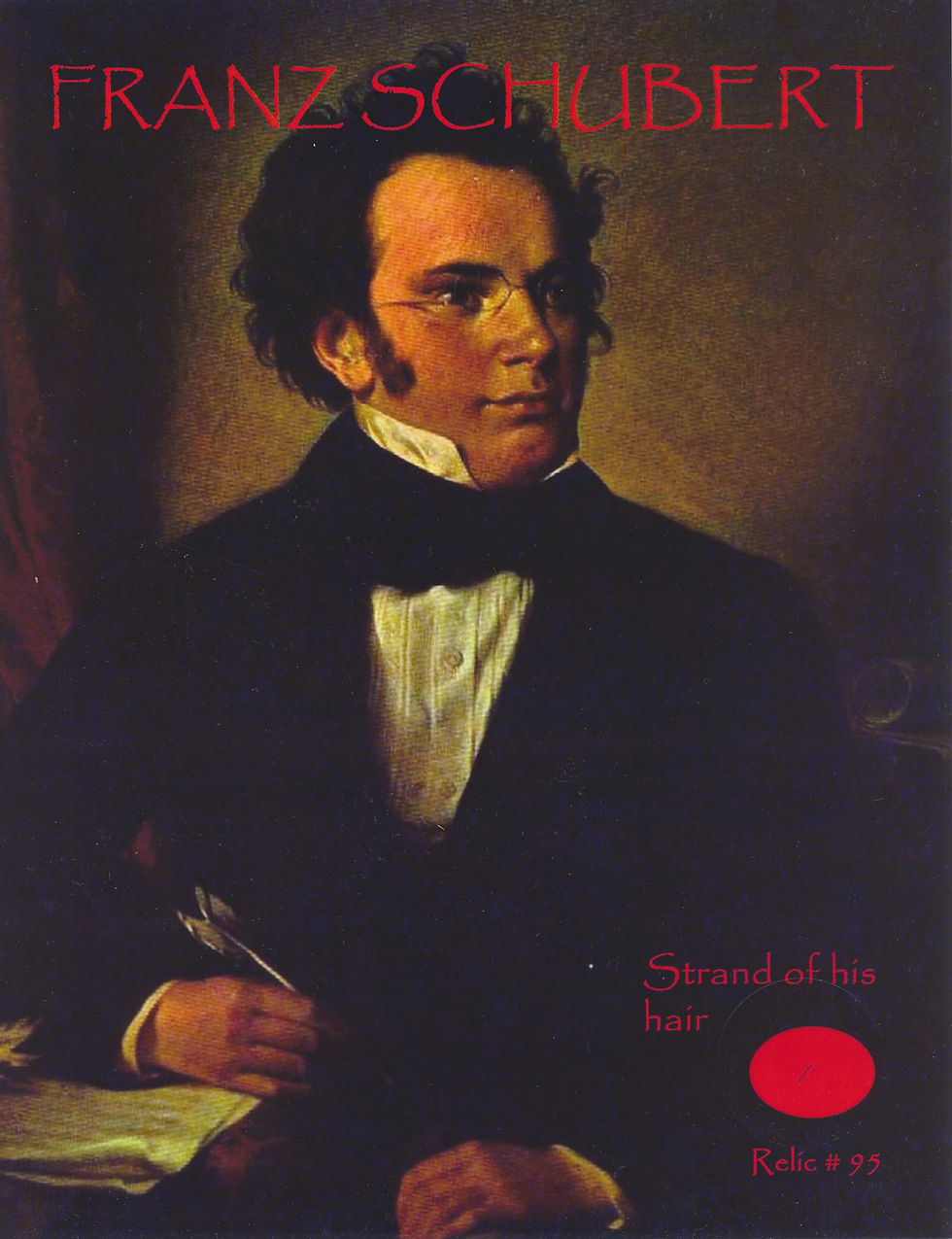 Todd Mueller Relic Card 095 - Franz Schubert