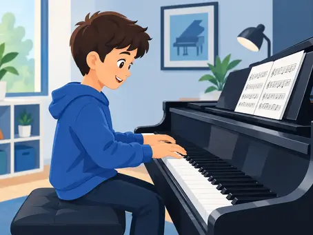 A Child Piano Practice Routine Example That Works