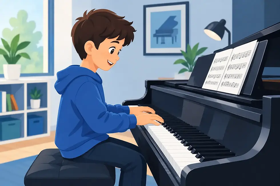A Child Piano Practice Routine Example That Works