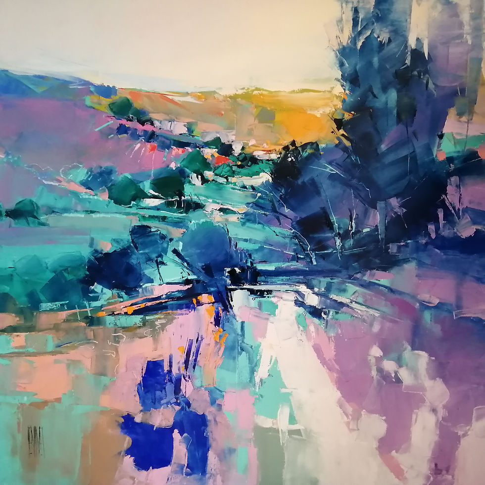 turquoise valley 100x100