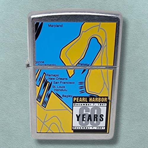 Rare Pearl Harbor 60 Years Zippo Set | Johns Stuff Emporium