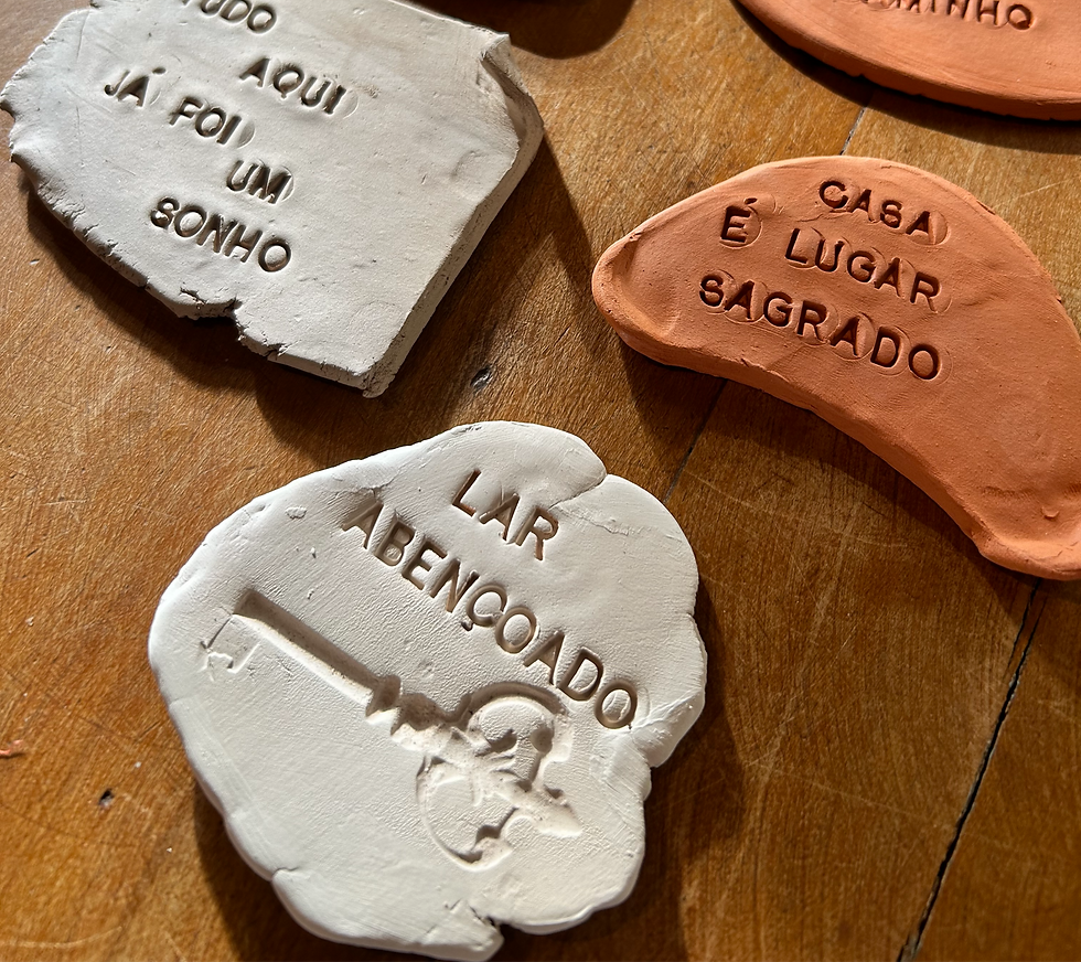 Miniatura: Plaquinha "Lar Abençoado"