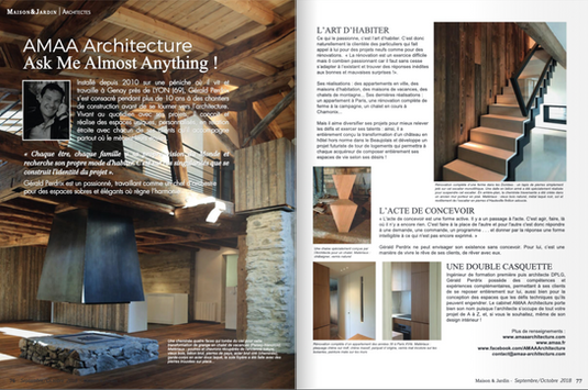 Portofolio et Presse, Amaa Architecture Gerald Perdrix