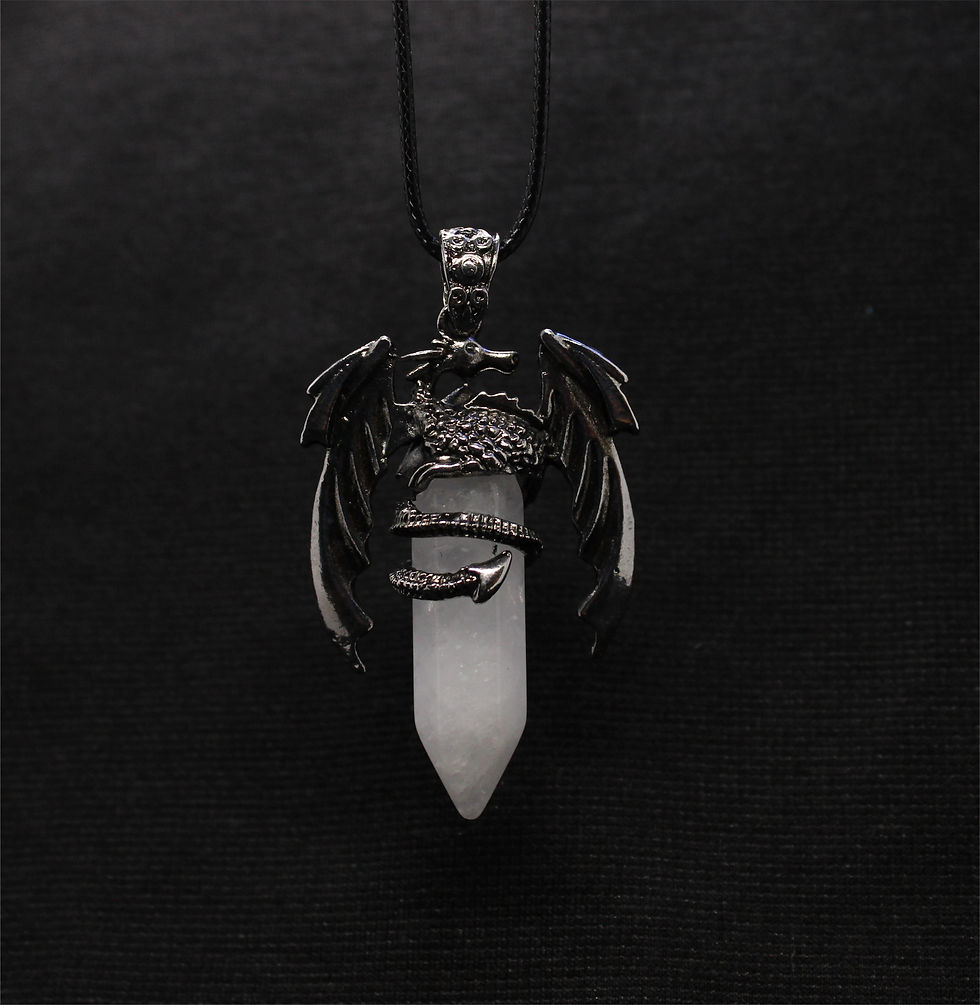 Thumbnail: Dragon Point Pendant with Wings