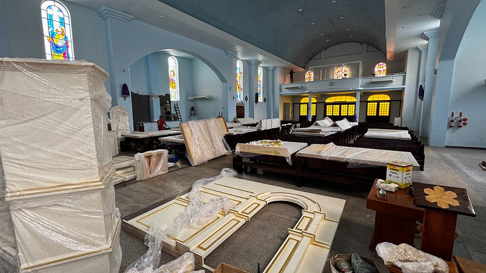 Novo altar do Santuário Senhor Bom Jesus será inaugurado durante as celebrações dos 150 anos de Araquari