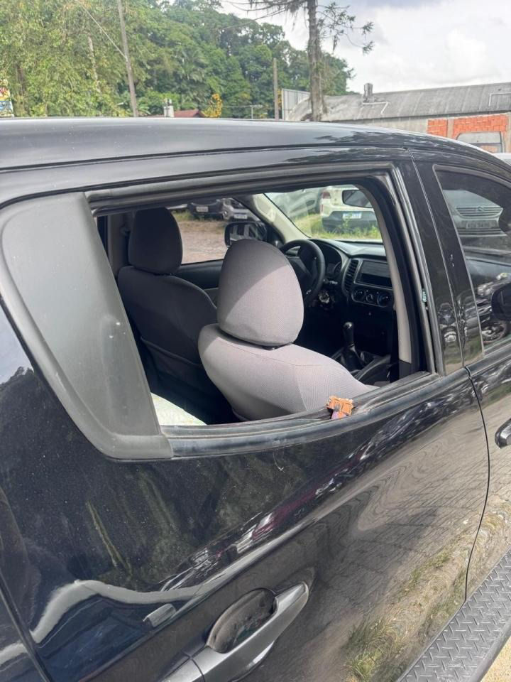 Caminhonete furtada no bairro Fátima é recuperada pela polícia; um suspeito foi detido