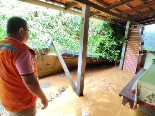 Plancon de Joinville é elevado para nível Amarelo após ocorrências registradas em função da chuva