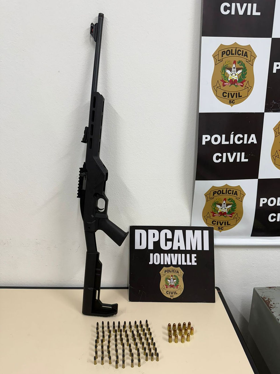 DPCAMI de Joinville cumpre mandado de busca e apreensão em caso de violência doméstica