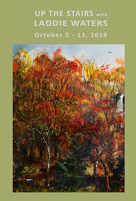 Postcard Front - Up the stairs October 2