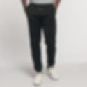 Vegan Unisex Stanley Mover 2.0 Joggers in black from Vegan Happy Clothing with subtle vegan logo