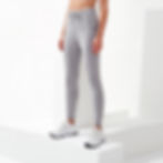 Vegan Women's TriDri® Fitted Joggers showing female model standing straight with subtle Vegan Happy logo to the left side